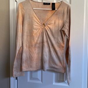 Axcess Low V-Neck, Long Sleeve Shirt. Size Med. $5